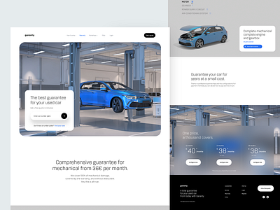 Garanty Web 3d app dashboard design dribbble ios minimal ui ux warranty web web design website