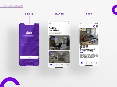 Salo app design ui ux