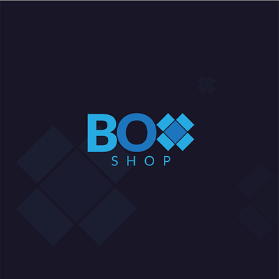 Box Shop Logo Design. brand brand identity branding branding design design flat icon logo logo design concept logo maker logodesign logotype online shop logo typography