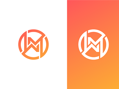 WM monogram logo a logo design branding design flat logo logo design minimal minimalist logo modern logo simple wm logo wm monogram