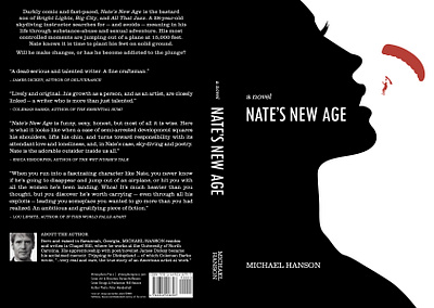 Nate's New Age Cover book cover book cover design composition design graphic design icon design iconography illustration illustrator indesign layout logo photoshop print publication design