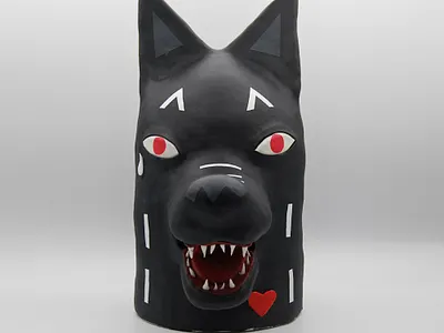 O Lobo arte design escultura