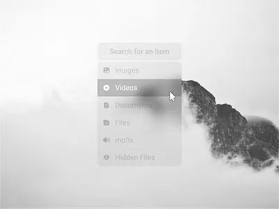 Dropdown - UI Design dailyui dropdown item search select ui uidesign uiux
