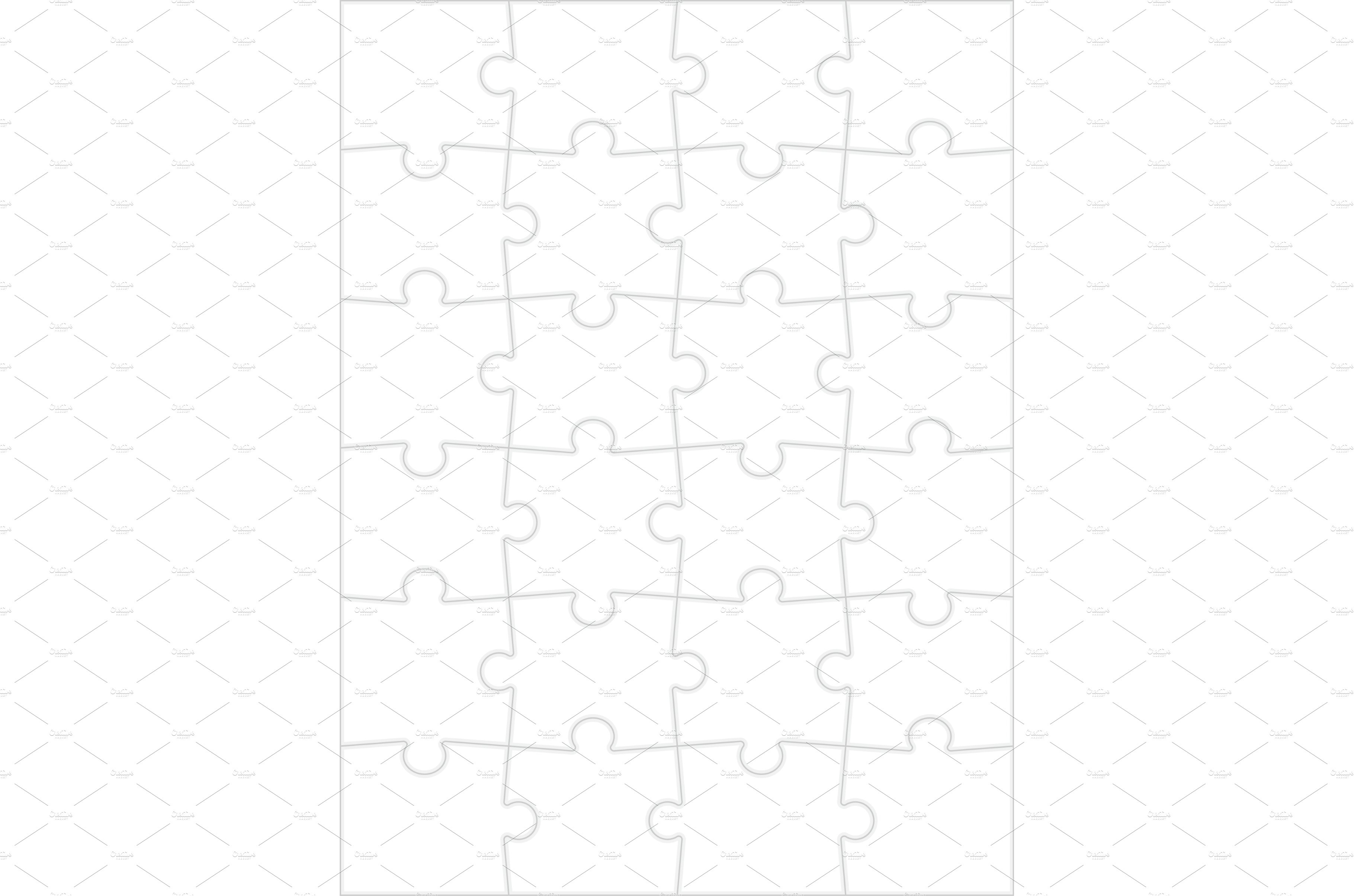 Puzzles grid blank template by Inna on Dribbble
