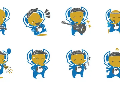 Gajah ITB iconic branding gajah icon design iconic mascot