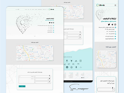 lifeweb 2 adobe xd illustration research responsive ui user experience user interface ux web web ui ux website design