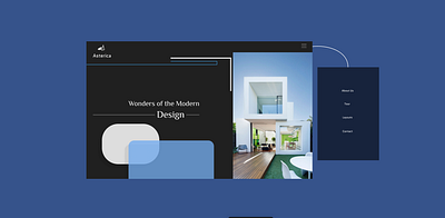 Modern Asterica Design branding design figma house ui ux