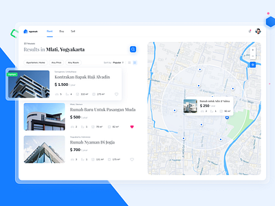 Property Finder Platform | Ngomah apartment clean dashboard finder map minimal mortgage property property listing property management real estate realtor rent ui web design