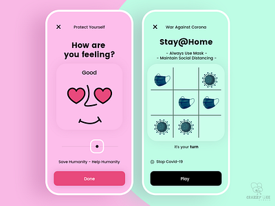 War Against Corona ✌ branding concept coronagame coronavirus creativity design game game art icon idea playgame stayhome staysafe ui