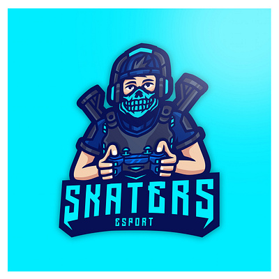 SKATERS branding design esport gaming illistration logo logos mascot