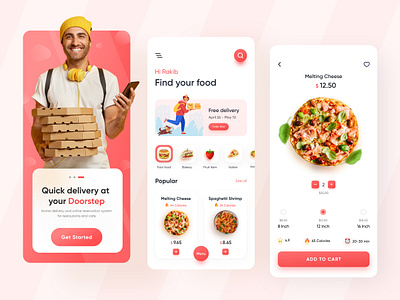 Food Delivery App Design 2021 ui trends app design app ui food and drink food app food delivery food delivery app food order food ordering grocery grocery app grocery delivery app ios app design minimal online order ui ux