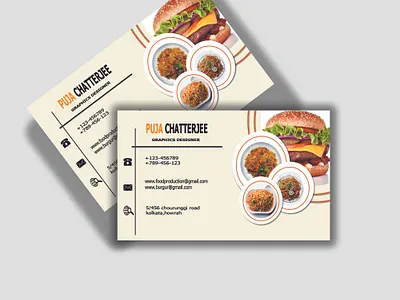 food business card illustration illustration art illustrator