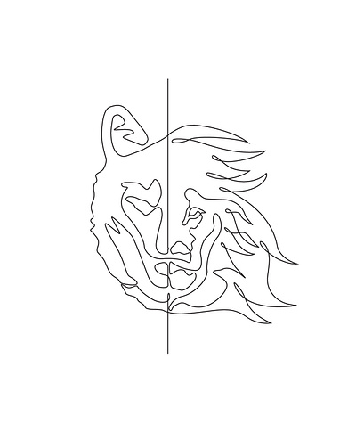 I will design simple line art logo bestdesigner bestgraphicdesigner branding design illustration line art logo lineart logo one line art typography