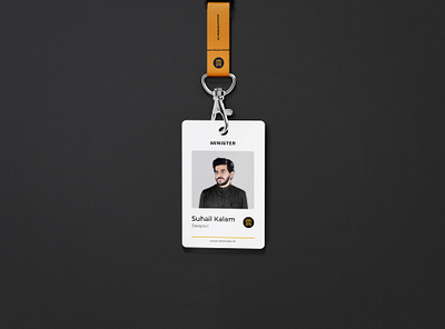 ID Card: Minister branding branding and identity branding concept branding design design designs idcard idenity identity branding identity design identitydesign poster design posters typography