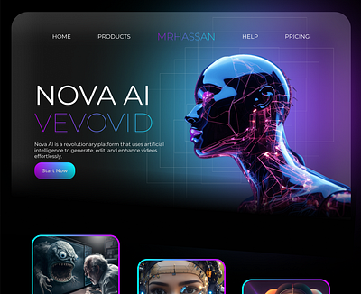 AI VEVOVID animation graphic design ui