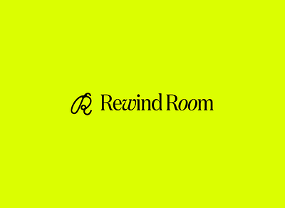 Rewind Room Logo (Animated) animated logo brand design branding design logo logo design motion design