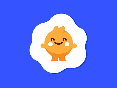 Happy Egg Cute Mascot cartoon character children creative cute egg emoji emoticon flat food funny graphic design happy illustration kids logo mascot minimal sweet vector