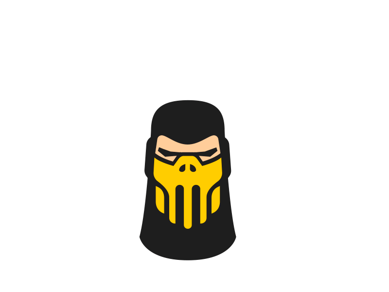 Mortal Combat - Scorpion aftereffects animated art character design fanart gif hero illustration illustrator mortalkombat vector