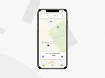 Daily UI Challenge - 020 - Location tracker daily ui daily ui 020 daily ui challenge daily ui challenge 020 dailyui dailyui020 dailyuichallenge design location map location tracker pet tracker tracker ui uidesign uiux ux