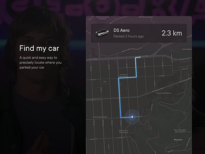 Location Tracker - DailyUI - 020 app car dailyui dailyuichallenge figma gps location map mobile parking tracker ui ux