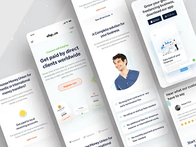 Fintech Mobile responsive I Ofspace clean design finance finance website financial services fintech fintech app fintech branding minimal mobile responsive money money app money transfer ofspace agency payment payment method responsive design trendy design web web design