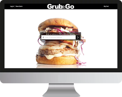 GrubToGo app branding illustration ux web