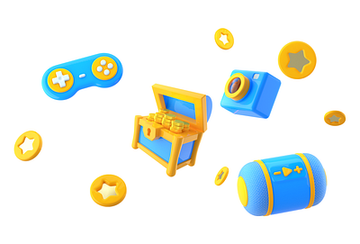 pingo 3d 3d art app cinema4d design icon illustration physical render web