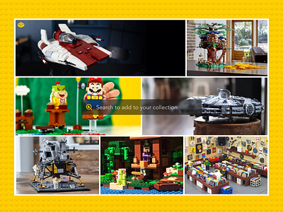 Search - DailyUI - 022 app collection concept dailyui dailyuichallenge figma lego search search bar search engine searching ui ux website