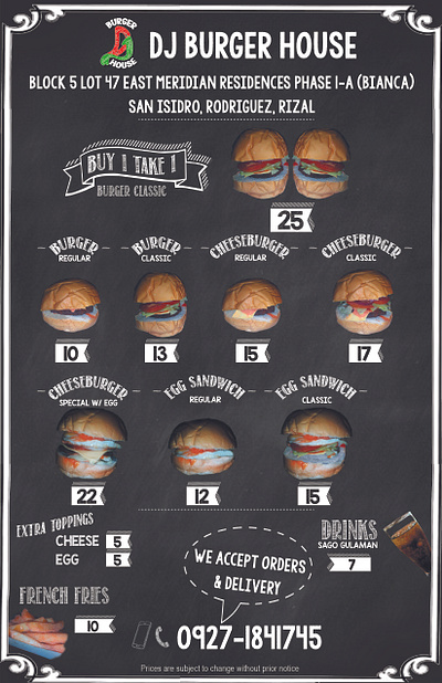 menu branding design illustration
