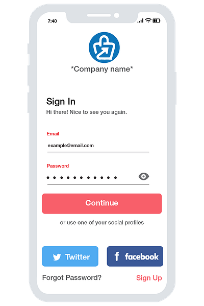 app mock up Final 05 app design
