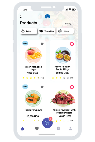 app mock up app design