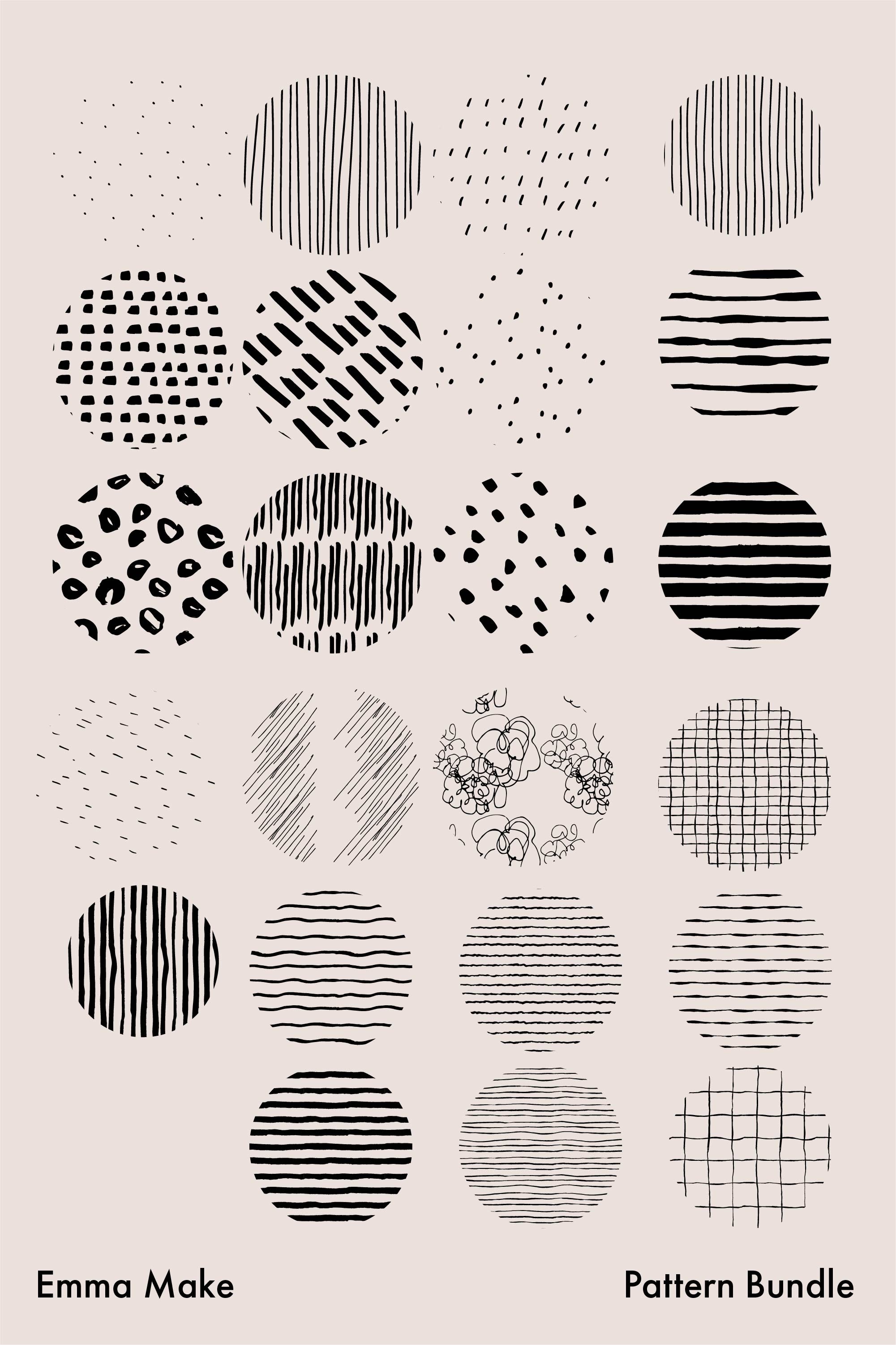 Mega Pattern Bundle 90% Off by Emma Make on Dribbble