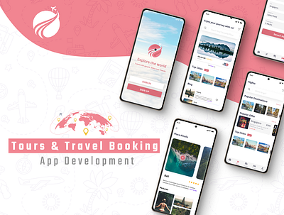 Travelling App android app development graphic design ios app design logo logo design mobile app online app ui ui ux ux