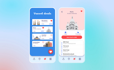 079 #DailyUI Travel App Itinerary app design dailyui dailyuichallenge design itinerary travel travelapp ui ui design ux