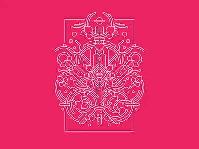 skateboard shot I illustration leaves line art lineart noodles