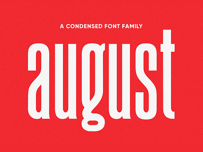 August Typeface