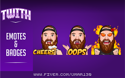 beard man twitch emotes badges cartoon emotes chibi twitch emotes design emotes streamer streamers twitch emotes twitch sub badges twitchtv