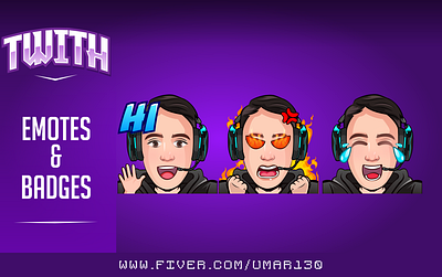 gamer boy twitch emotes badges cartoon emotes chibi twitch emotes emotes gaming logo headphones kawaii twitch emotes streamer twitch emotes twitch sub badges twitchtv