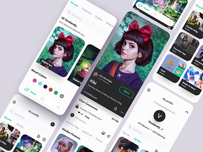 Inspiration app 2021 boards figma inspiration ios mobile mobile app mood moodboard