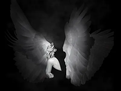 Angel design digital painting digitalart illustration vector vectorart
