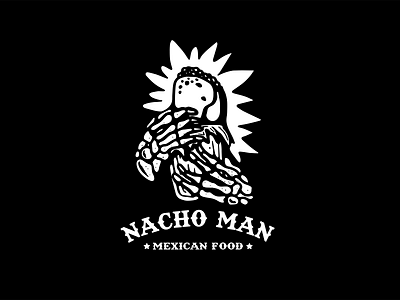 Nacho Man brasil burrito comida food food and drink food app illustration mexican mexican art mexican food mexican restaurant mexicana mexicano nacho old school santa catarina tattoo