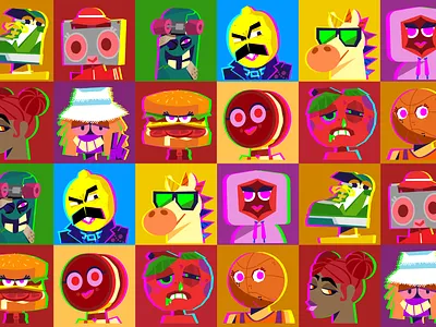 SQULA senior avatars avatars bobbypola character characterdesign design education illustration vector