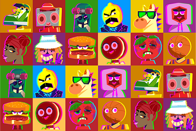 SQULA senior avatars avatars bobbypola character characterdesign design education illustration vector