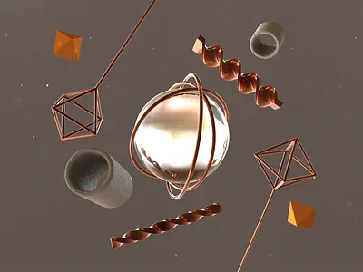 Simple Chaos art cinema4d render simple