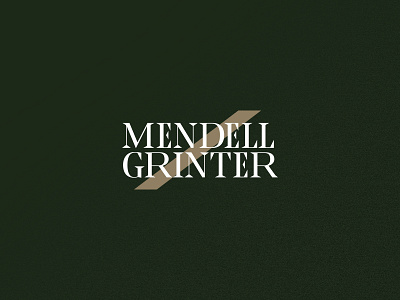 Mendell Grinter - Personal Branding branding business diagonal education enterpreneur gold green kentucky logo noe display noise personal brand political politics project serif startup stripe stylish tennessee