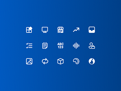 WMS icons agency autentika design designer icons minimal poland polish polishdesigners system ui ui design wms