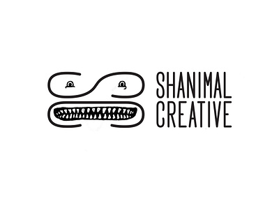 Shanimal Rebrand branding creative digital face illustration lettering logo monster shanimal