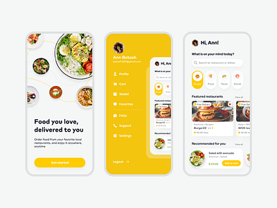 Food Delivery App | UI/UX Design - 1 app design app designer app development app development company food delivery food delivery app food delivery application food delivery service mobile app design restaurant app ui ux design