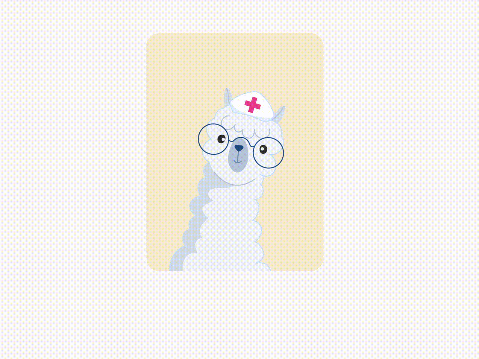 funny alpaca aftereffects alpaca animal animated gif animation animation 2d animation after effects flat illustration illustration lama vector