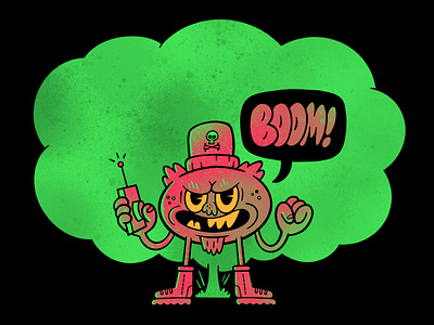 BOOM! applepencil illustration ipadpro procreate sketch sketchbook